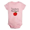 thumbnail image 2 of iDzn Teacher's Assistant Funny Rompers For Babies, Newborn Baby Unisex Bodysuits, Infant Jumpsuits, Toddler 0-24 Months Kids One-Piece Oufits, 2 of 5