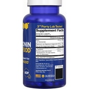 NATURAL STACKS Serotonin Brain Food w/ L-Tryptophan & Rhodiola Rosea - Mood Support Supplement - Promotes Positive Mood, Calmness, Stress Relief - Happy Mood & Brain Support Supplement - 60 Capsules