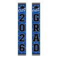 thumbnail image 2 of Graduation Porch Banners Class of 2026 – Congrats Grad Door Decorations 2 Pack Hanging Signs for Front Door and Outdoor Graduation Party Decor 71x12in, 2 of 6