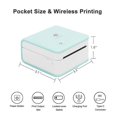 thumbnail image 3 of M02 PRO Pocket Mini Small Portable Bluetooth Wrong Theal Tag Printer, 3 of 4