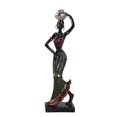 thumbnail image 1 of Resin African Beauty Girl Statue Ethnic Style Home Decoration Creative Crafts, 1 of 2