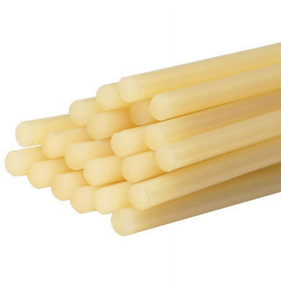 1/2 x 15" - Light Amber Glue Sticks - 60 Per Case