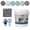 Gray, variant on Epoxy Colored Sand Floor Paint, Epoxy Floor Paint High Gloss Marble Effect Coating for Indoor and Outdoor, Wear-resistant and non slip