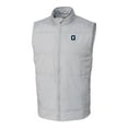 thumbnail image 2 of Men's Cutter & Buck Gray Georgetown Hoyas Vault Big & Tall Stealth Hybrid Windbreaker Full-Zip Vest, 2 of 3
