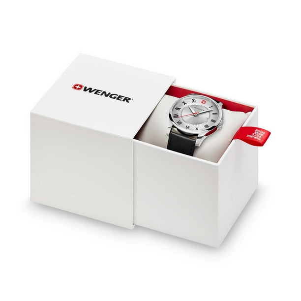 Reloj Suizo Wenger City Classic Negro para Caballero