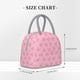 thumbnail image 2 of Fotbe Pink Bows Bolsa de Almuerzo con Estampado, Lonchera Aislada, Contenedor de Comida Reutilizable Tipo Cooler a Prueba de Fugas, 2 of 6