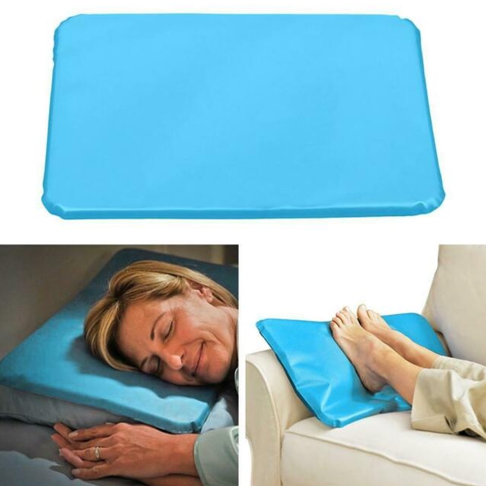 Chillow as Seen on TV Cooling Relief Pad Soft Comfort Full Size Blue