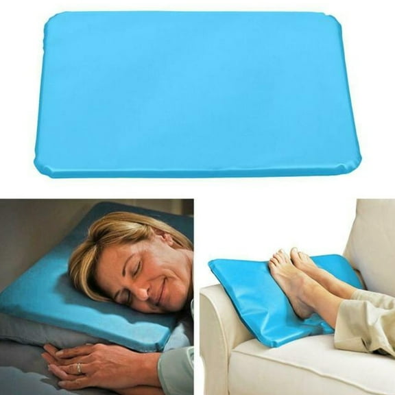 Chillow - Cooling Gel Relief Pad Soft Comfort As Seen on TV Fits Standard Pillows - Blue
