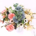thumbnail image 4 of Ramo de flores artificiales Fotografía Prop Simulación Decoración floral Fiesta de bodas Flor falsa, Blanco Monstrate HA8205-05B, 4 of 6