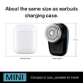 thumbnail image 3 of Er na Mini Electric Shaver Self Sharpening Shaver Portable Shaver Beard Trimmer Rechargeable Razor for Men 7900 Rpm LPX7 Waterproof, 3 of 11