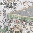 thumbnail image 5 of YOUFORTONG 9 x12 Vintage Washable Area Rug,Large Stain Resistant Carpet with Non Slip Backing for Living Room Bedroom Home Decor,Sage Green, 5 of 8