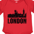 thumbnail image 4 of Inktastic London England City Skyline with Grunge Boys or Girls Long Sleeve Baby Bodysuit, 4 of 5