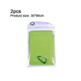 thumbnail image 2 of Toalla refrescante, toalla de gimnasio, toalla deportiva con cuello para correr, senderismo, natación, golf, rosa y verde, 2 of 3