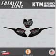 thumbnail image 3 of Kalair GFX Graphics Kit for Ktm 50SX MINI SX50 (2020-2023) Fatality Series, 3 of 5