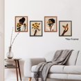 thumbnail image 2 of Aingg Boho Black Girl Woman Sunflower Wall Art Poster Prints for Home Living Room Bedroom Decor, African American Woman Butterfly Decorations Wall Art Unframed 4pcs, Black Woman Gifts, 2 of 6