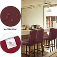 thumbnail image 4 of PiccoCasa Waterproof Bar Stool Covers for Counter Height Side Chair Covers, 4 of 9