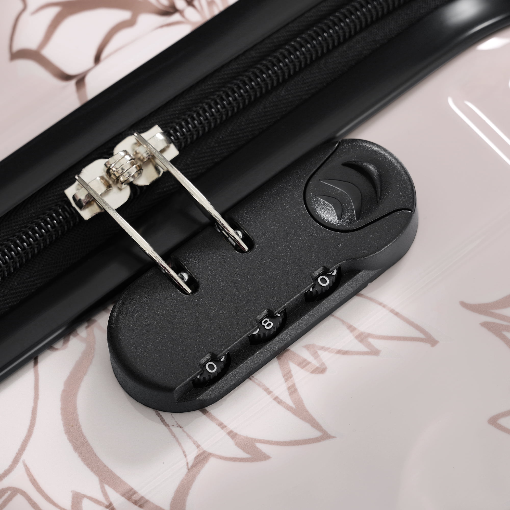 Luggage Sets New Model PC 5pcs, Hardside Lightweight Durable 20" 24" 28" Suitcases with 8" 14" Cases, Suitcase with Lock Spinner Wheels