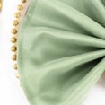thumbnail image 4 of Balsa Circle 10 Pieces 17" Sage Green Polyester Fabric Napkins Wedding Dinner, 4 of 8