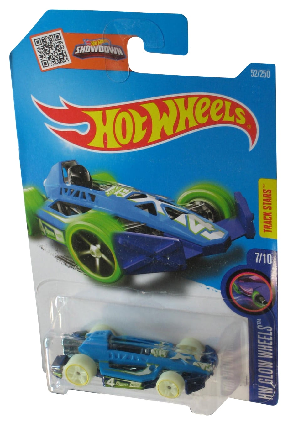Hot Wheels Glow Wheels Green Winning Formula 37/365 - 50th Anniversary Series 4/10