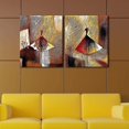 thumbnail image 2 of Ballet Dancers Modern Decorative Artwork 100% Hand Painted Contemporary Abstract, 2 of 2