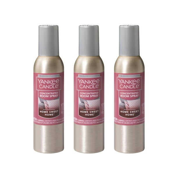 Spray de habitación Yankee Candle Home Sweet Home, 45 ml (paquete de 3)