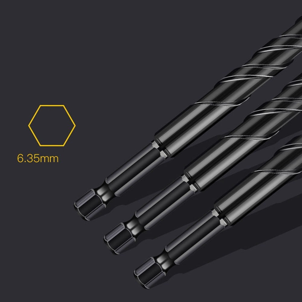 10Pcs 6mm Tile Drill Bit Glass Ceramic Hex Shank Cross Head for Tile Brick