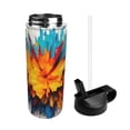 thumbnail image 2 of Easygdp Colorful Paint Print 18oz Sports Insulated Kettle With Straw Insulated Water Bottle For Running Hiking Cycling Climbing Man'S Womens Sports Water Bottle, 2 of 8