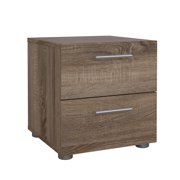 Tvilum Austin 2 Drawer Nightstand in Truffle