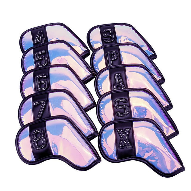 MasteelfCA 10Pcs Dust-proof Driver Covers Professional Iron Covers Convenient Club Covers Putter Accessory