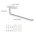 thumbnail image 3 of TopLLC Cup Lid Rack Stainless Steel Paper Towel Rack Cup Lid Storage Cup Lid Hook Easy To Install Hook Storage Rack hook up, 3 of 8