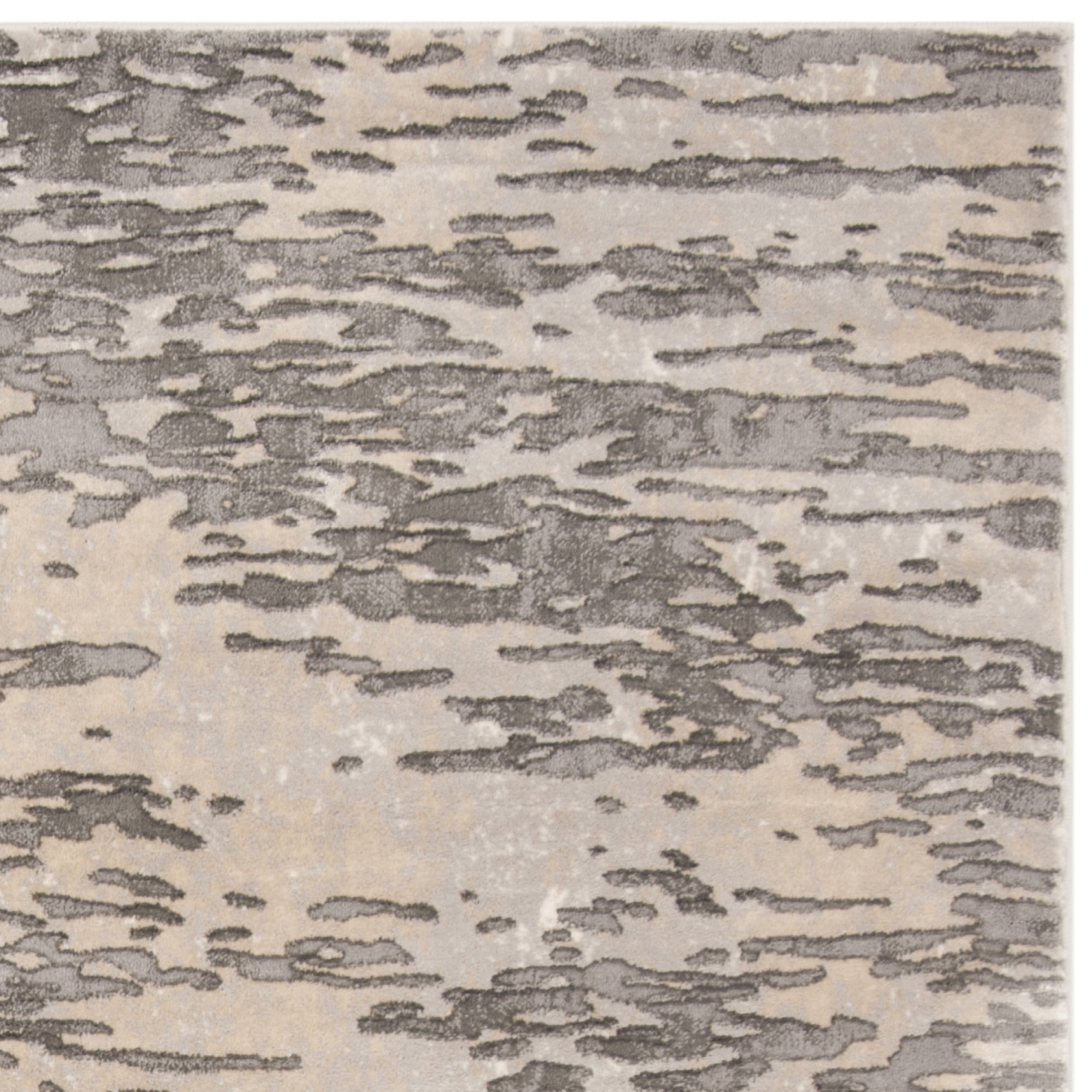SAFAVIEH Meadow Nedelka Camouflage Area Rug, Grey, 6'7" x 9'