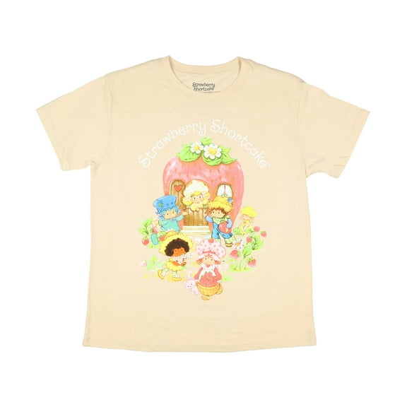 Strawberry Shortcake Women's Garden Party and Friends Junior's Short Sleeve Crewneck T-Shirt