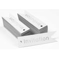 thumbnail image 3 of Inkdotpot Pack Of 50 Invitation Party Favor Paper Tags Craft Real Silver Foil Hang Tags, 3 of 6