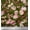 Dark Olive Green, variant on Soimoi Black Cotton Duck Fabric Leaves & Artistic Floral Print Fabric by The Yard 42 Inch Wide