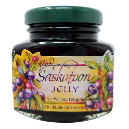 Wild Saskatoon Jelly 5 oz, Made in USA