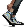 thumbnail image 5 of Faith Hope Love Down Syndrome Awareness High Top Canvas Shoes Sneakers Black Size 5, 5 of 7