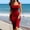 Red, variant on HOMBOM Navy Dresses for Women Sheath Summer Midi Slim Party Sleeveless Elegant Cocktail Ladies Bodycon Dress Casual