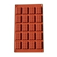 thumbnail image 1 of Leutsin Kitchen Silicone Round Waffles Pan Cake Chocolate Baking Mould Tray, 1 of 7
