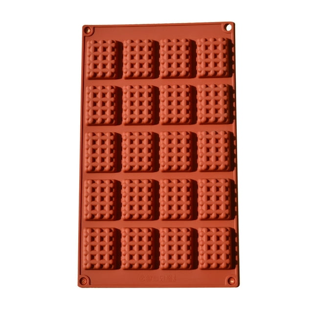 Leutsin Kitchen Silicone Round Waffles Pan Cake Chocolate Baking Mould Tray