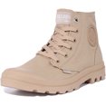 thumbnail image 6 of Palladium Mono Chrome Unisex Lace Up Canvas Ankle Boot In Sand Size 11.5, 6 of 6