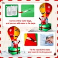 thumbnail image 5 of 9ft Christmas Inflatables Santa Claus in Hot Air Balloon Decoration, Blow Up Outdoor Yard Decor, Built in LED Lights Holiday Inflatable Decoration for Party Garden Lawn, 5 of 8