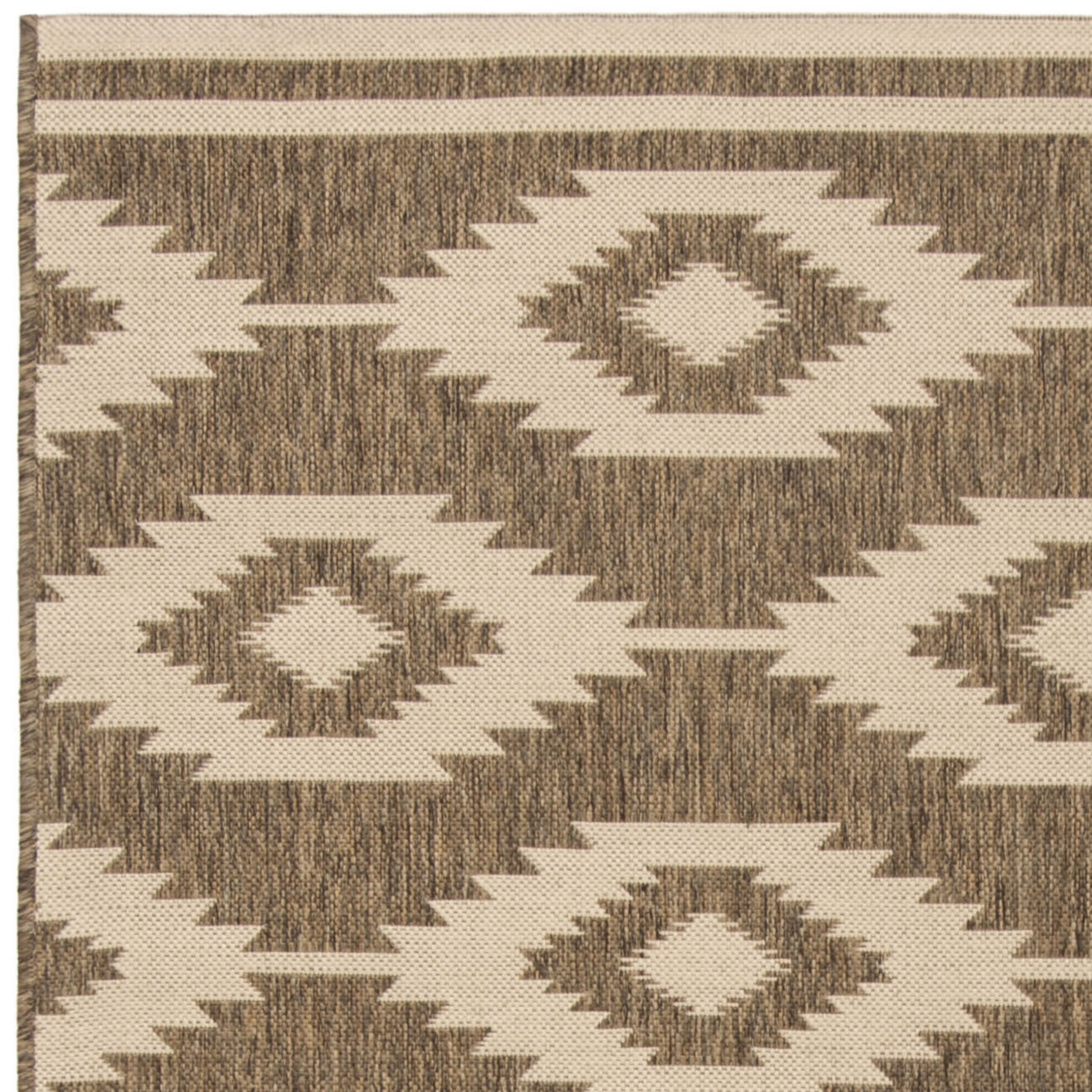 SAFAVIEH Linden Celandine Geometric Area Rug, Cream/Beige, 5'1" x 7'6"