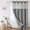 Grey, variant on No Hook Boho Farmhouse Shower Curtain with Snap-in Fabric Liner set-71Wx74H(72H),Pink Tufted Chevron Striped Hotel Grade Cloth Shower Curtains for Bathroom with Window,Water Repellent