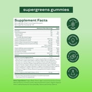 Bloom Nutrition Super Greens Gummies, Strawberry Kiwi, 12 - 4 Pack Pouches