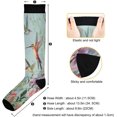 thumbnail image 3 of FREEAMG Beautiful Hummingbird Compression Socks Women Men Knee High Stockings for Sports,Running,Travel 1Pair, 3 of 7