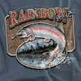 thumbnail image 2 of Wildlife T-Shirt Rainbow Trout Unisex Graphic Tee For Men & Women, 2 of 7