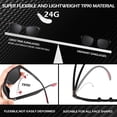 thumbnail image 4 of LINVO Men's Rectangular Polarized Sunglasses, Matte Black Frame/Gray Lens, 4 of 8