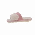 thumbnail image 6 of Agkizg Womens Fuzzy Slippers, House Slippers, Open Toe One Strap House Slippers Fuzzy Lined Flat Casual Indoor Bedroom Daily Slippers, 6 of 7