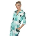 thumbnail image 3 of White Mark Women's Light Weight Plaid Print Tunic with Pockets, 3 of 6