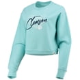 thumbnail image 2 of Women's League Collegiate Wear Light Blue Clemson Tigers Corded Timber Cropped Pullover Sweatshirt, 2 of 3